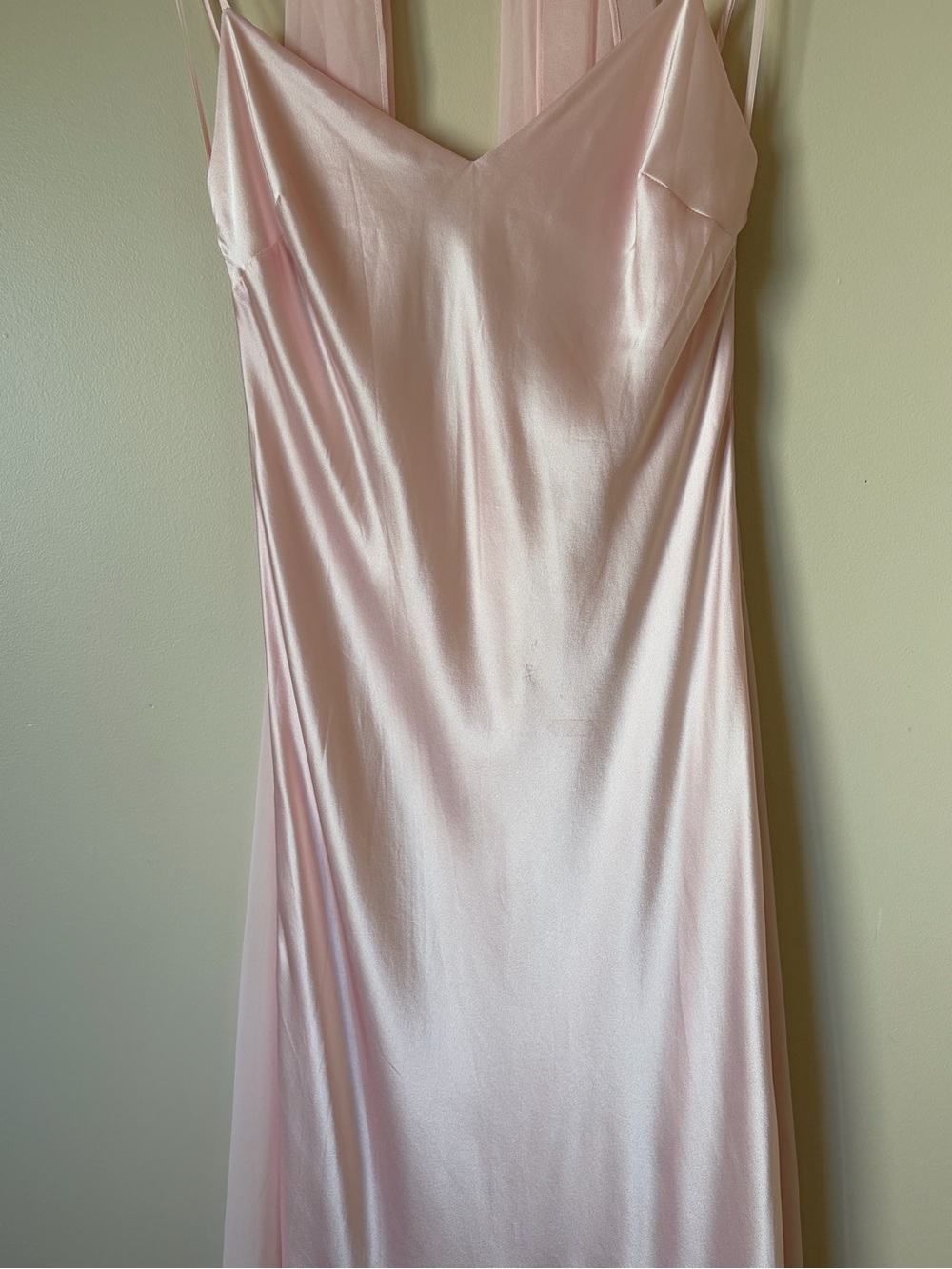 NWT Reformation Tiffani Long Silk Dress with Cape Cherry Blossom Pink US 4 UK 8 - Picture 13 of 14